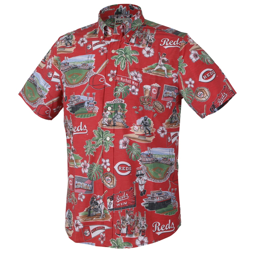  Cincinnati Reds Reyn Spooner Scenic Tri-Blend Button-Down Shirt - Red